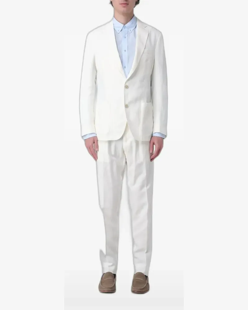 Eleventy single-breasted suit - Weiß Weiß