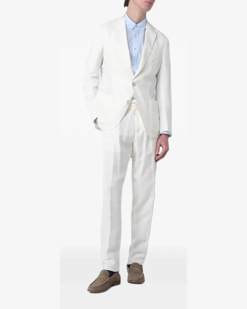 Eleventy single-breasted suit - Weiß Weiß