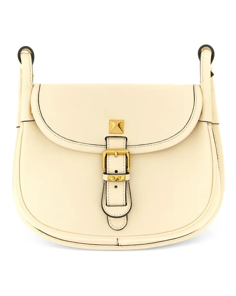 Valentino Garavani small Flaneuse studded leather shoulder bag - Nude Nude