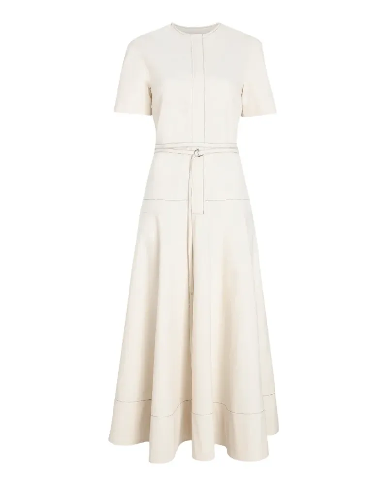 Proenza Schouler Elizabeth Kleid aus festem Baumwollleinen - Nude Nude