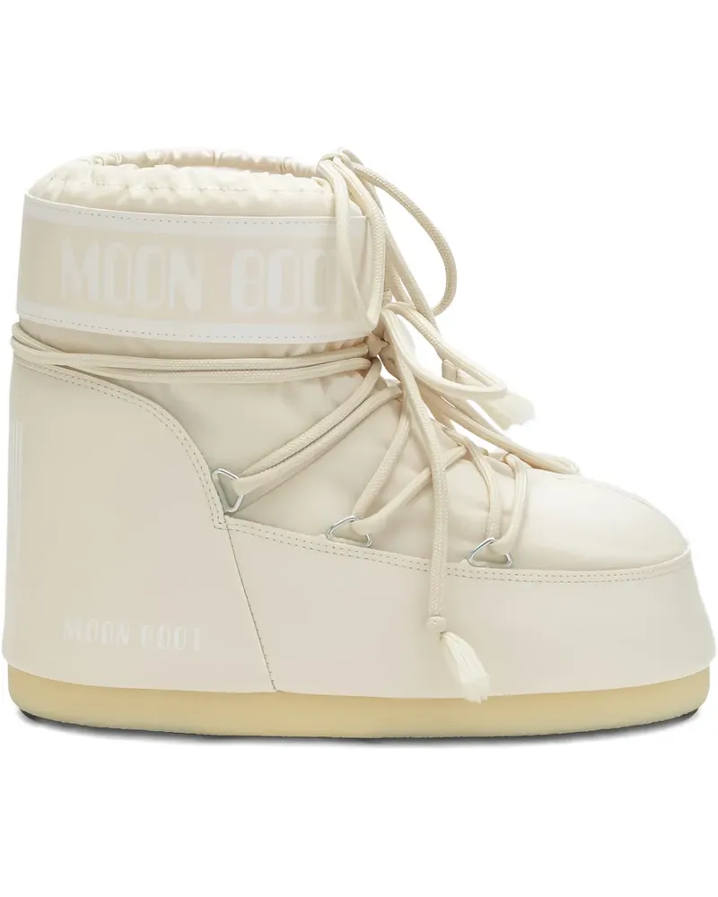 Moon Boot Schnürstiefel mit Quasten - Nude Nude