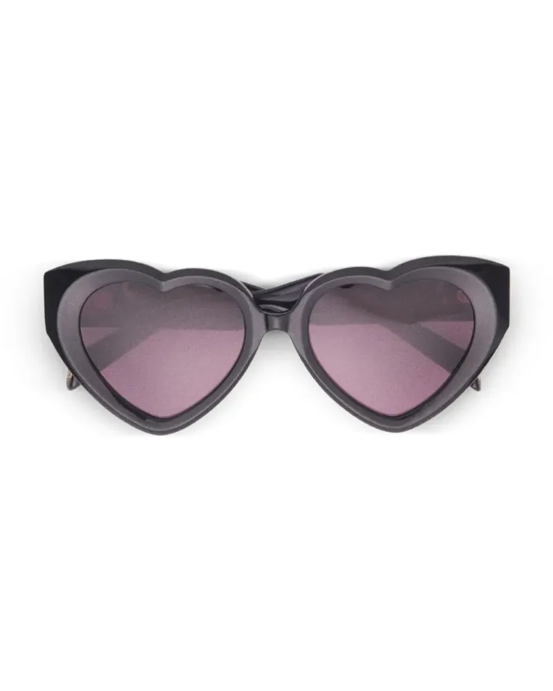 Maje heart-shaped sunglasses - Schwarz Schwarz