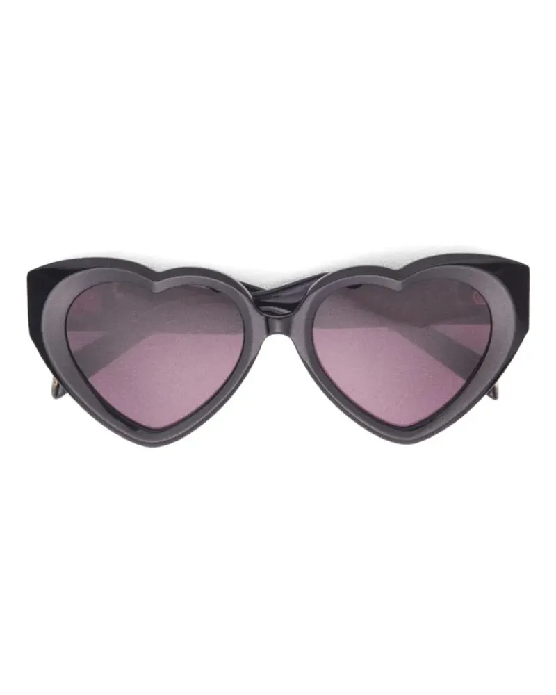 Maje heart-shaped sunglasses - Schwarz Schwarz