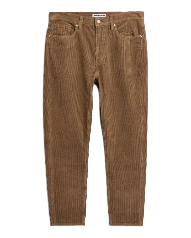 Armedangels Maakx corduroy tapered trousers - Braun Braun