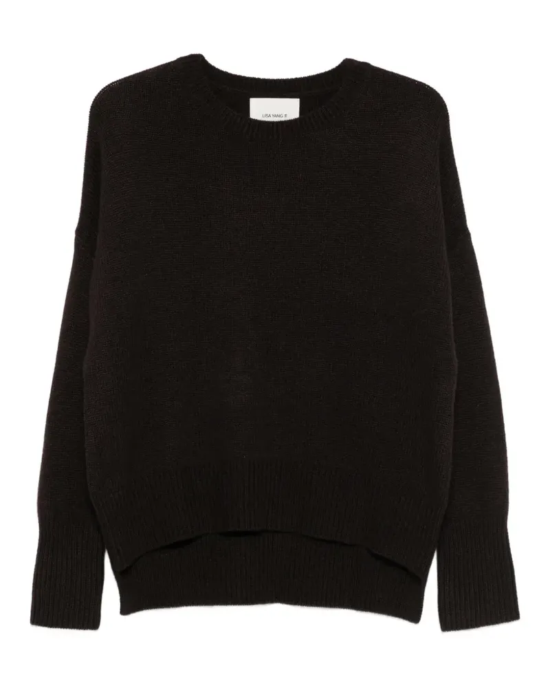 Lisa Yang Pullover mit Rundhalsausschnitt - Braun Braun