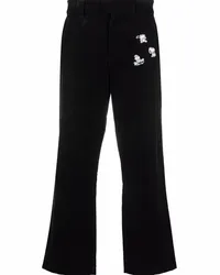 Soulland x Peanuts Straight-Leg-Hose Schwarz