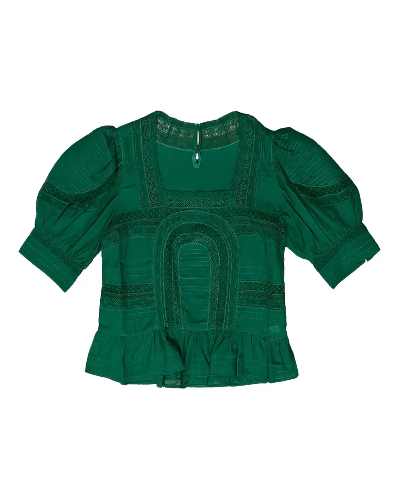 Sea Franca lace-detail blouse - Grün Grün
