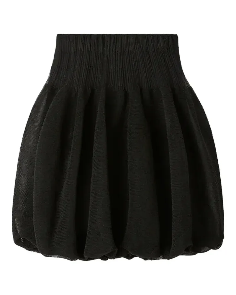 CFCL Minirock mit gestricktem Bund - Schwarz Schwarz