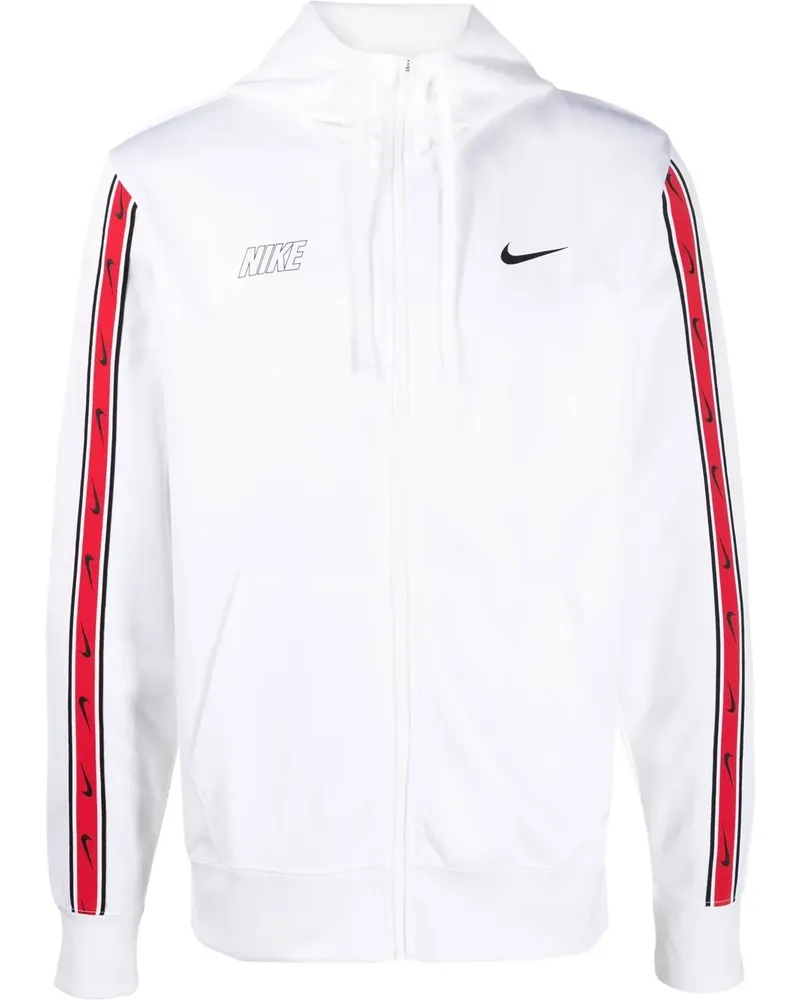 Nike Hoodie mit Logo-Print - Weiß Weiß