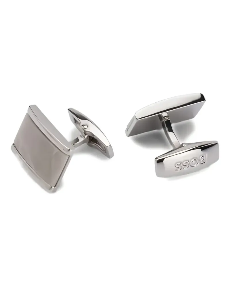 HUGO BOSS Marble Manschettenknöpfe - Silber Silber