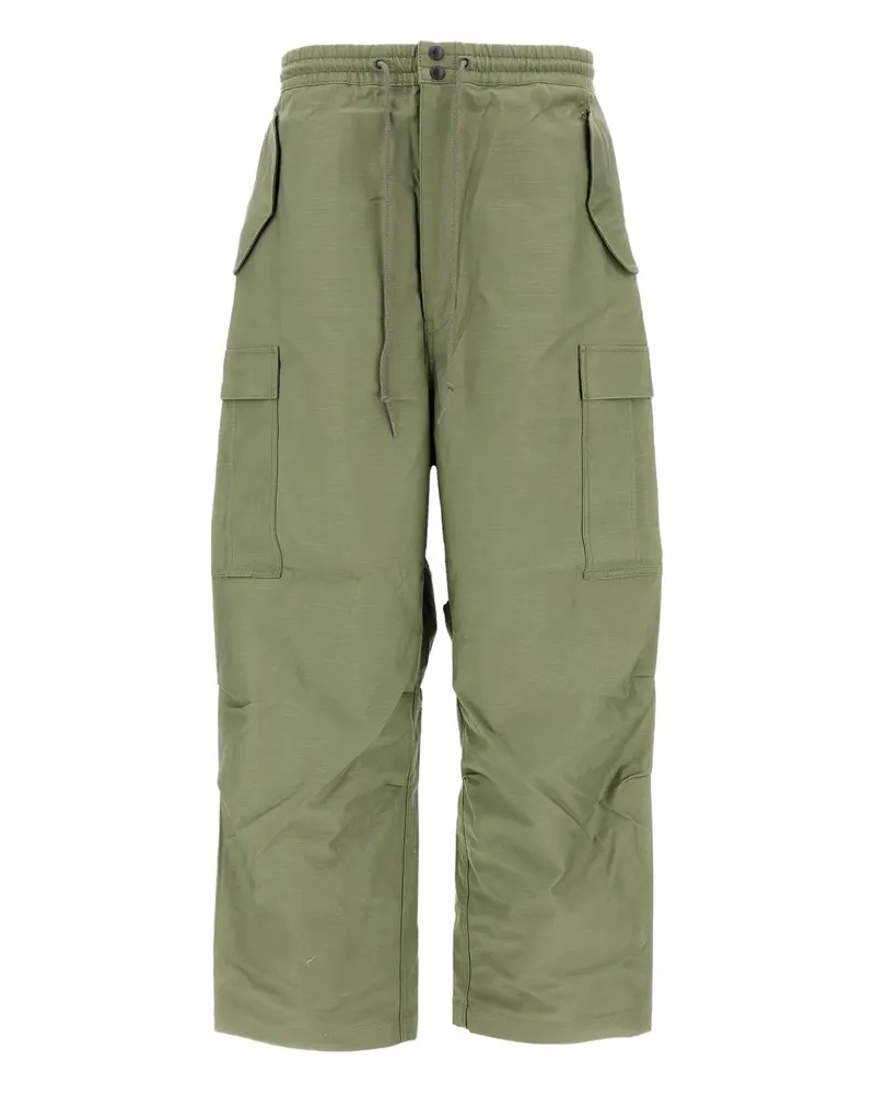 Junya Watanabe Hose mit aufgesetzter Tasche - Grün Grün