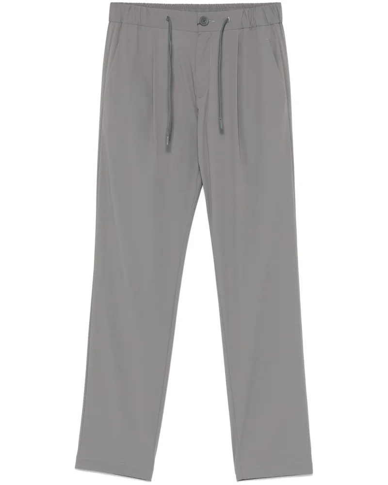 Herno Hose mit Tapered-Bein - Grau Grau