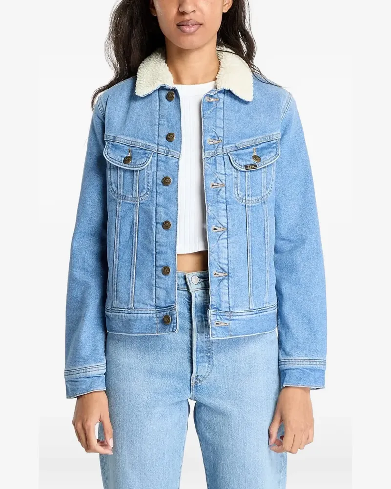 Lee Rider Jacke mit Kragen - Blau Blau