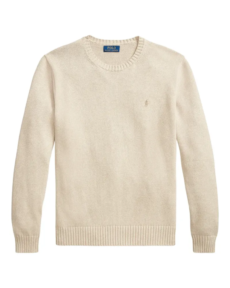 Ralph Lauren Gerippter Pullover - Nude Nude