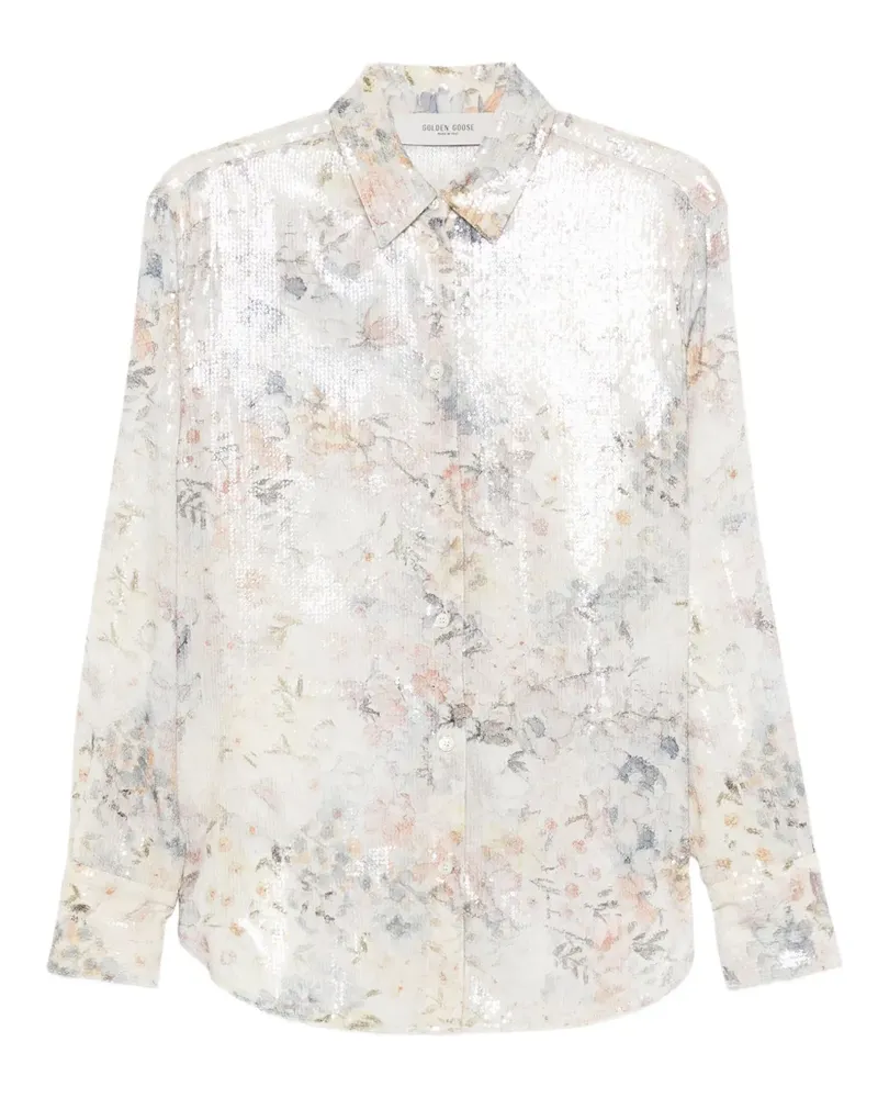 Golden Goose Hemd mit Pailletten - Nude Nude