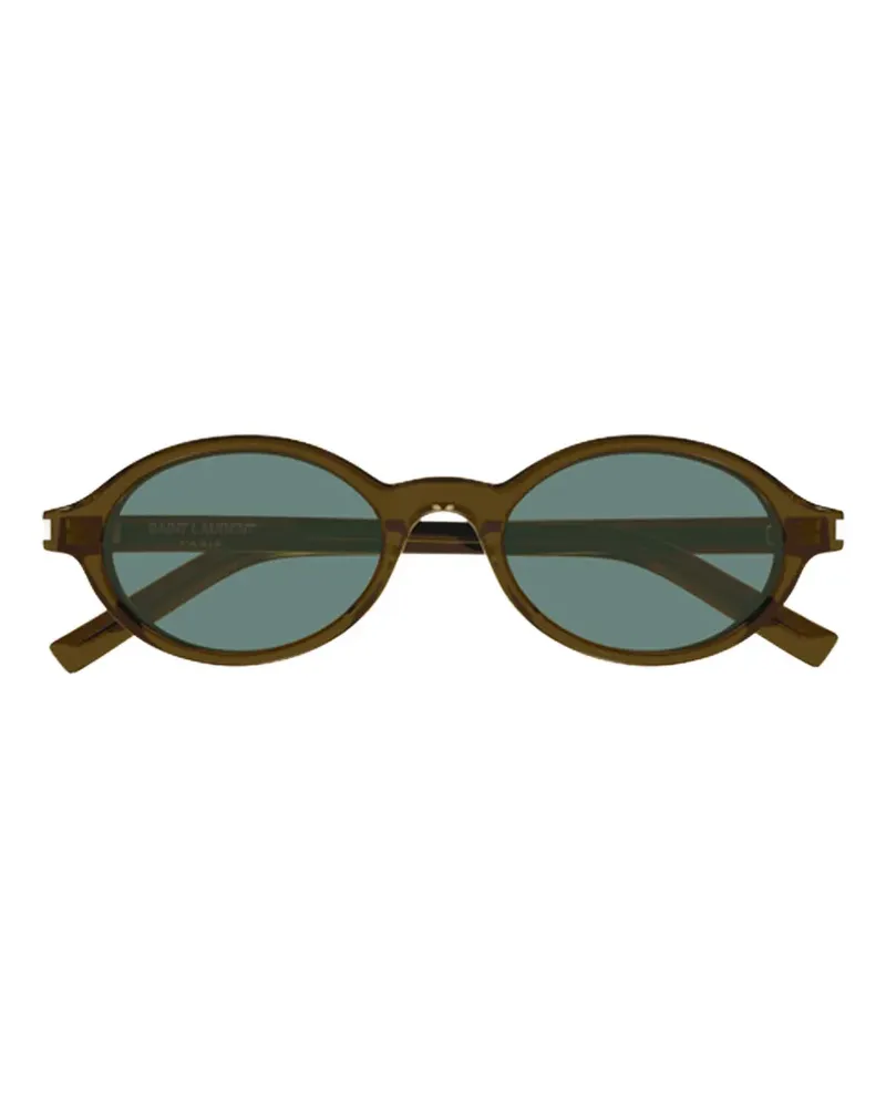 Saint Laurent SL 751 Jeanne Sonnenbrille mit rundem Gestell - Braun Braun