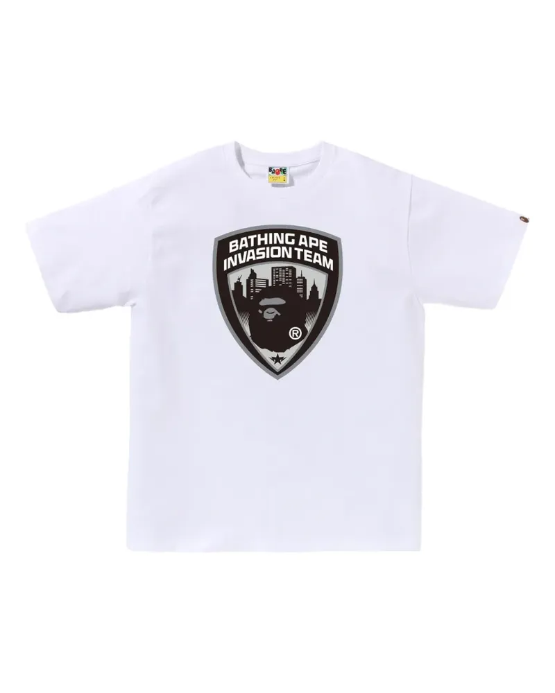 BAPE graphic-print T-shirt - Weiß Weiß