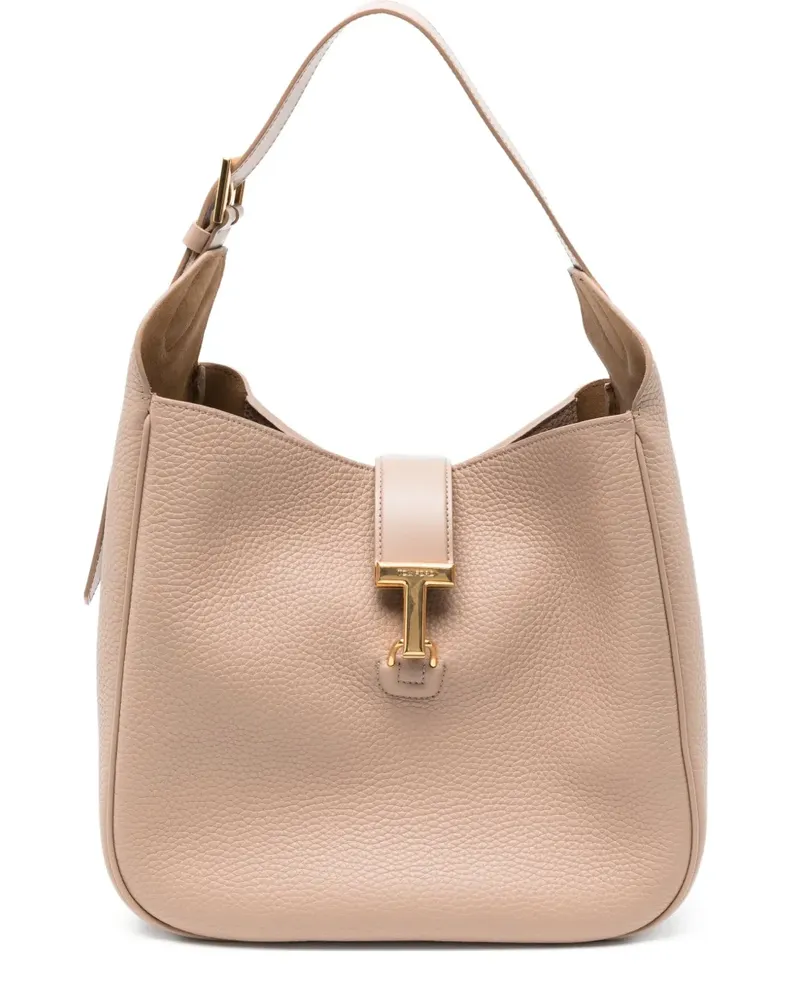 Tom Ford Monarch Schultertasche - Nude Nude