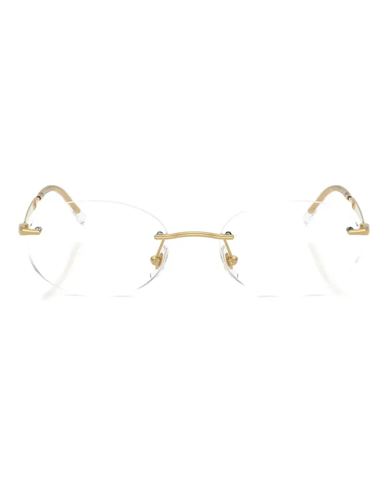 Ray Ban Brille mit rundem Gestell - Nude Nude