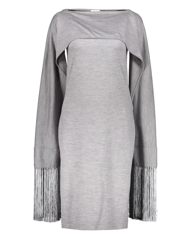 Burberry Kleid mit Fransen - Grau Grau