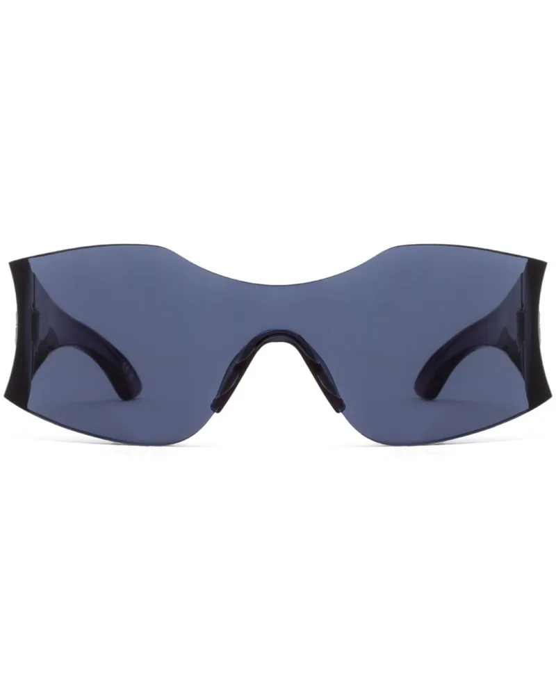 Balenciaga Hourglass Mask Sonnenbrille - Blau Blau