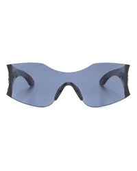 Balenciaga Hourglass Mask Sonnenbrille Blau