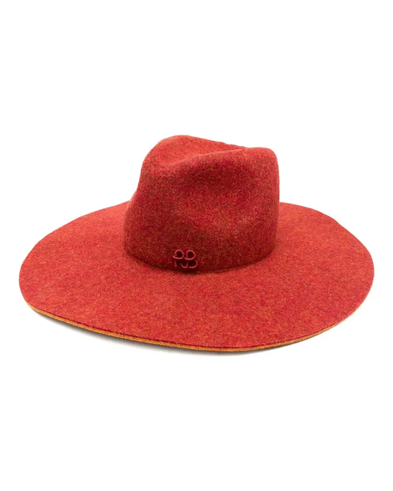 RUSLAN BAGINSKIY Fedora mit breiter Krempe - Rot Rot