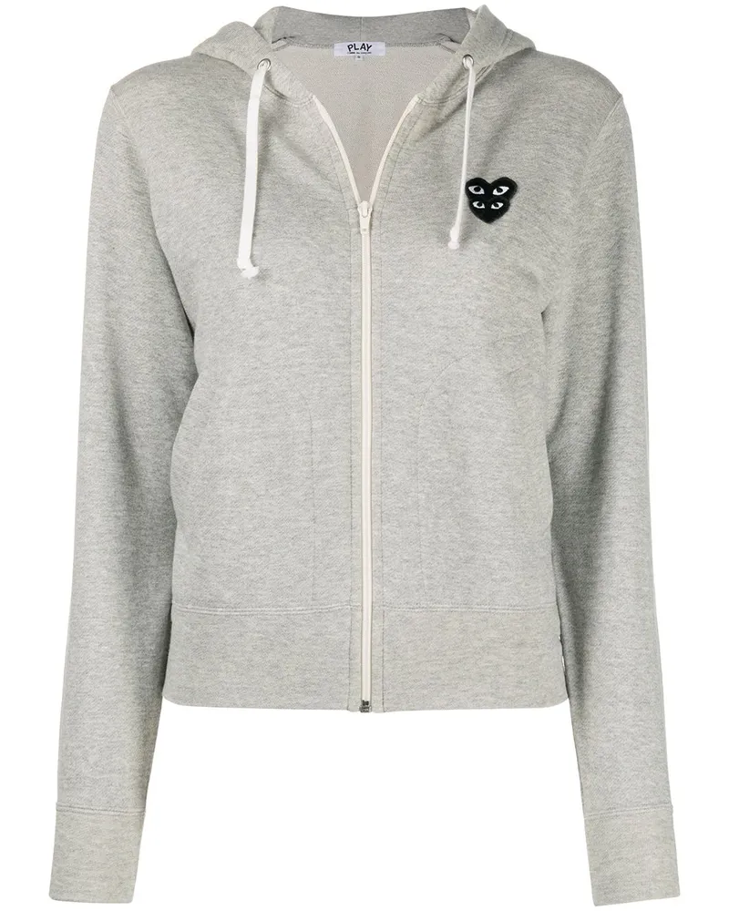 Comme des Garçons Kapuzenpullover mit Herz - Grau Grau