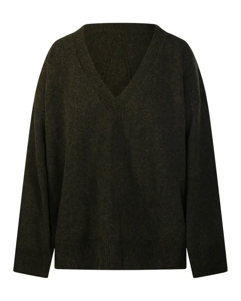 Roberto Collina Pullover mit V-Ausschnitt - Grün Grün
