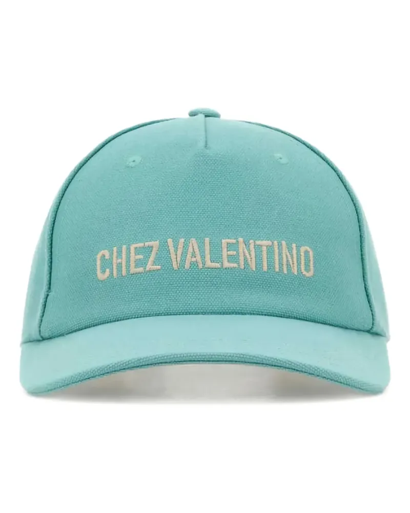 Valentino Garavani Chez Baseballkappe mit Stickerei - Blau Blau