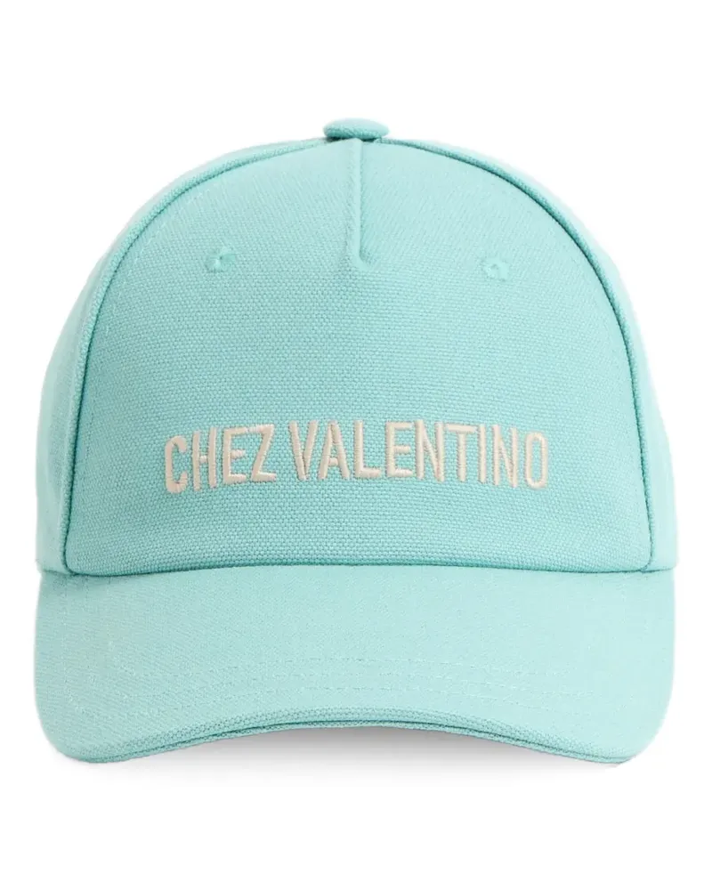 Valentino Garavani Chez Baseballkappe mit Stickerei - Blau Blau