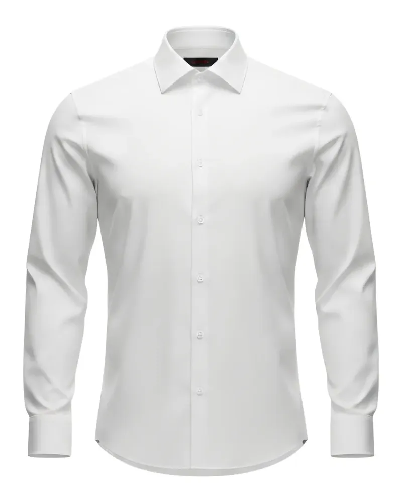 Isaia coitton shirt - Weiß Weiß