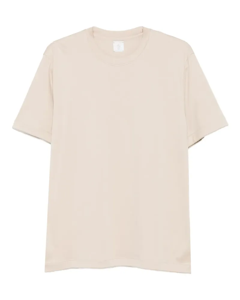 Eleventy T-Shirt mit rundem Ausschnitt - Nude Nude