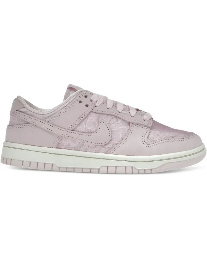 Nike Dunk Low Sneakers mit Blumenspitze - Rosa Rosa