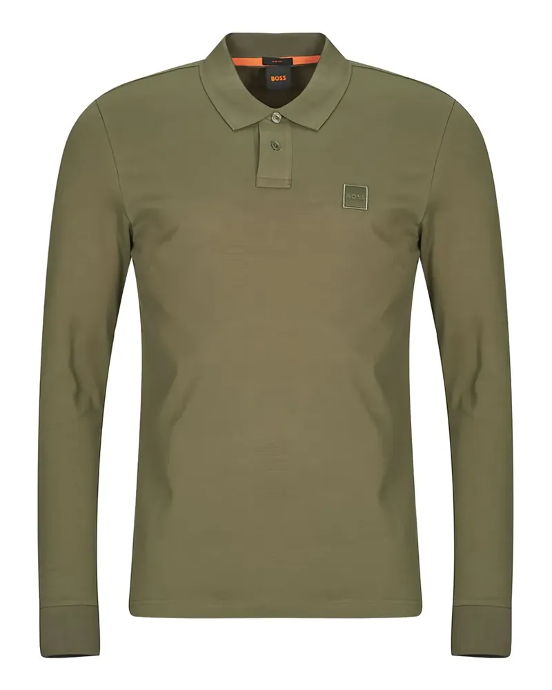 HUGO BOSS Poloshirt mit Patch - Grün Grün