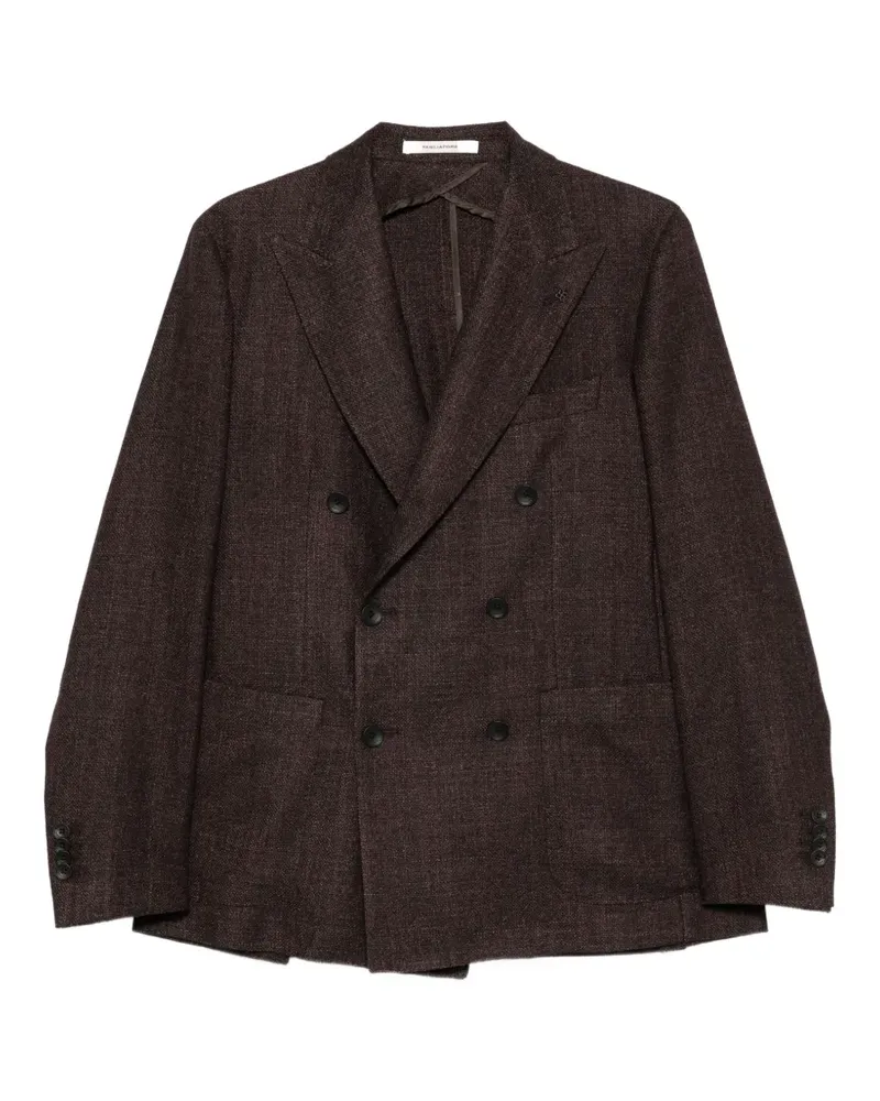 Tagliatore double-breasted peak-lapels blazer - Braun Braun