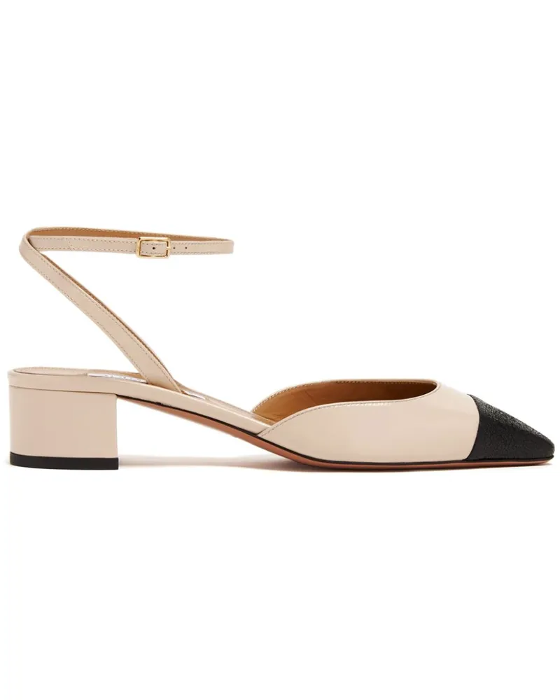 Aquazzura Pumps aus Leder - Nude Nude