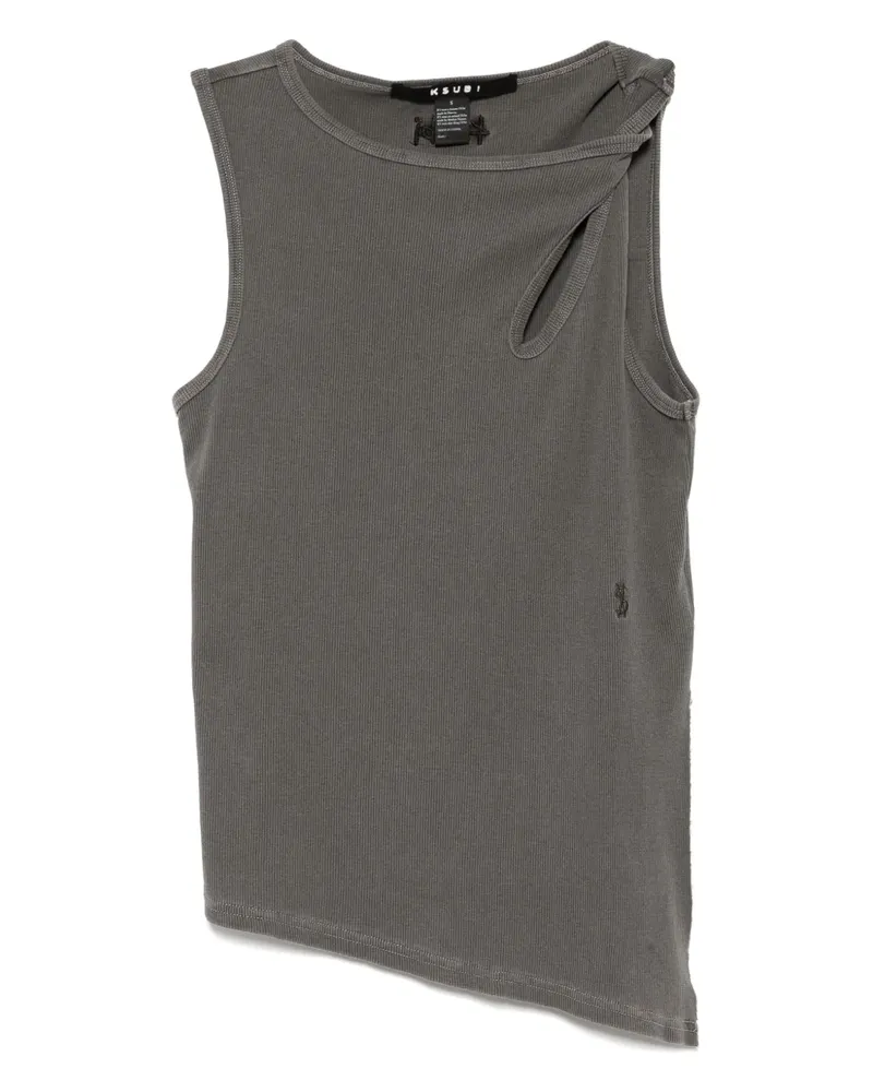 ksubi Tanktop mit verdrehtem Design - Grau Grau