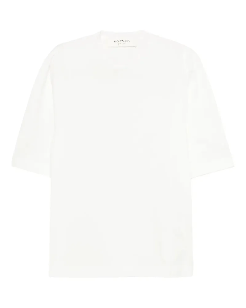 Carven Klassisches T-Shirt - Nude Nude