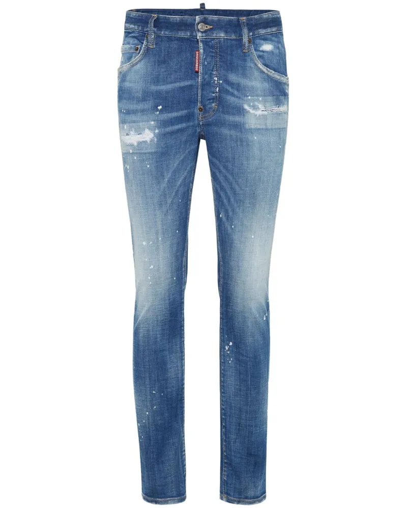 Dsquared2 Skinny-Jeans aus Baumwollstretch - Blau Blau