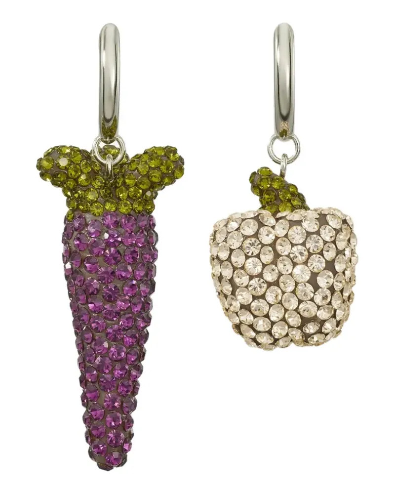 Tory Burch Curiosity Vegetable earrings - Silber Silber
