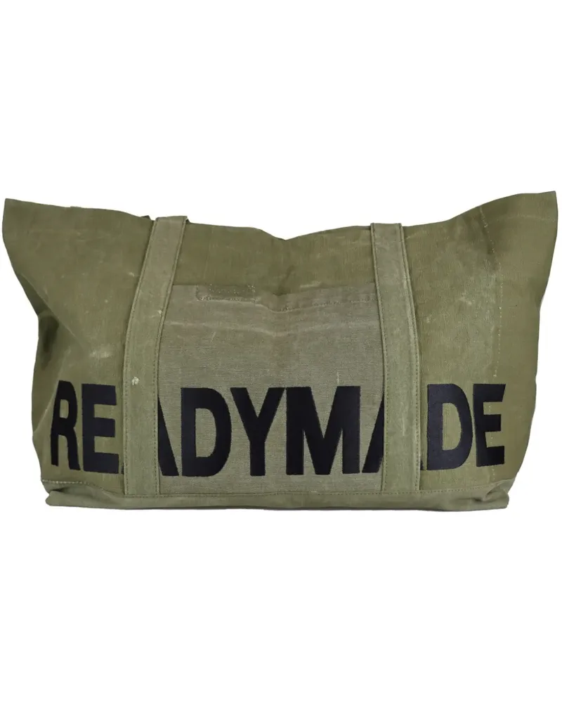 READYMADE Tote Bag aus Baumwolle - Grün Grün