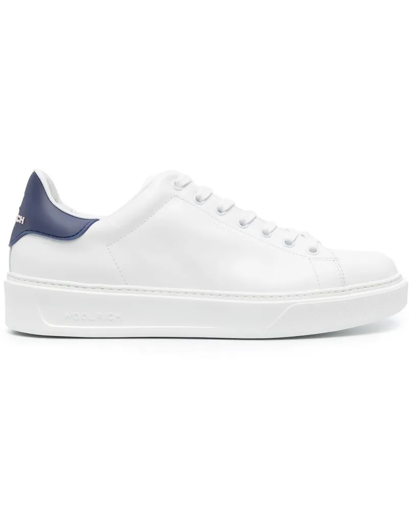 Woolrich Sneakers mit Logo-Prägung - Weiß Weiß