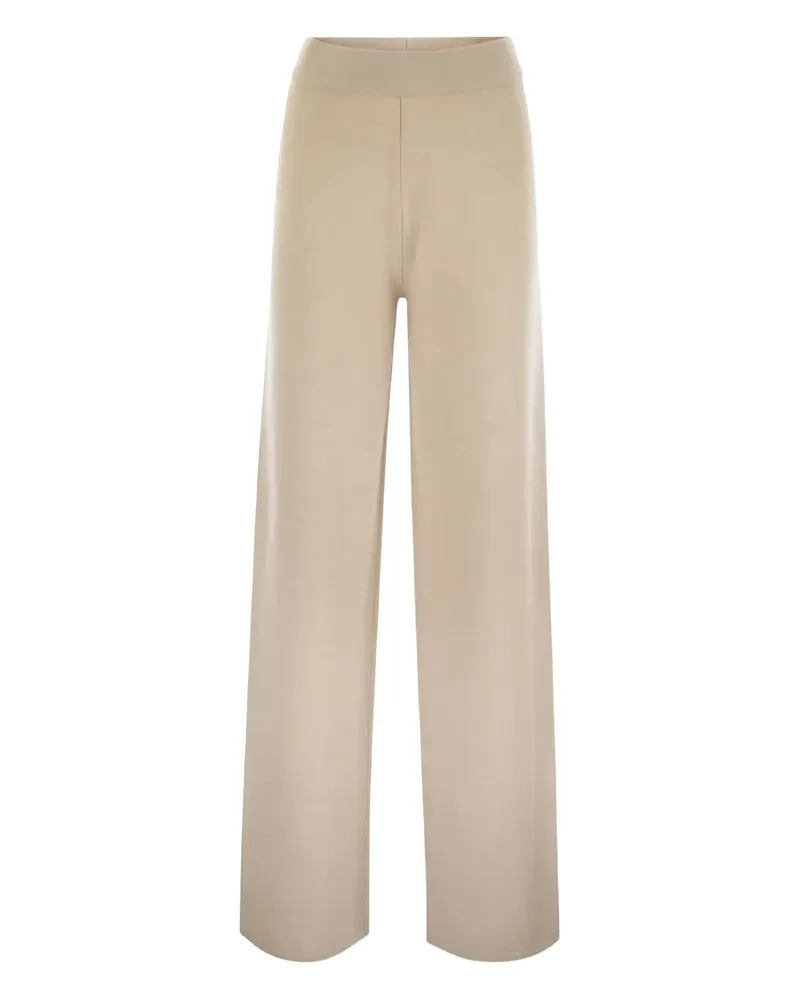 Max Mara Gestrickte Hose - Nude Nude