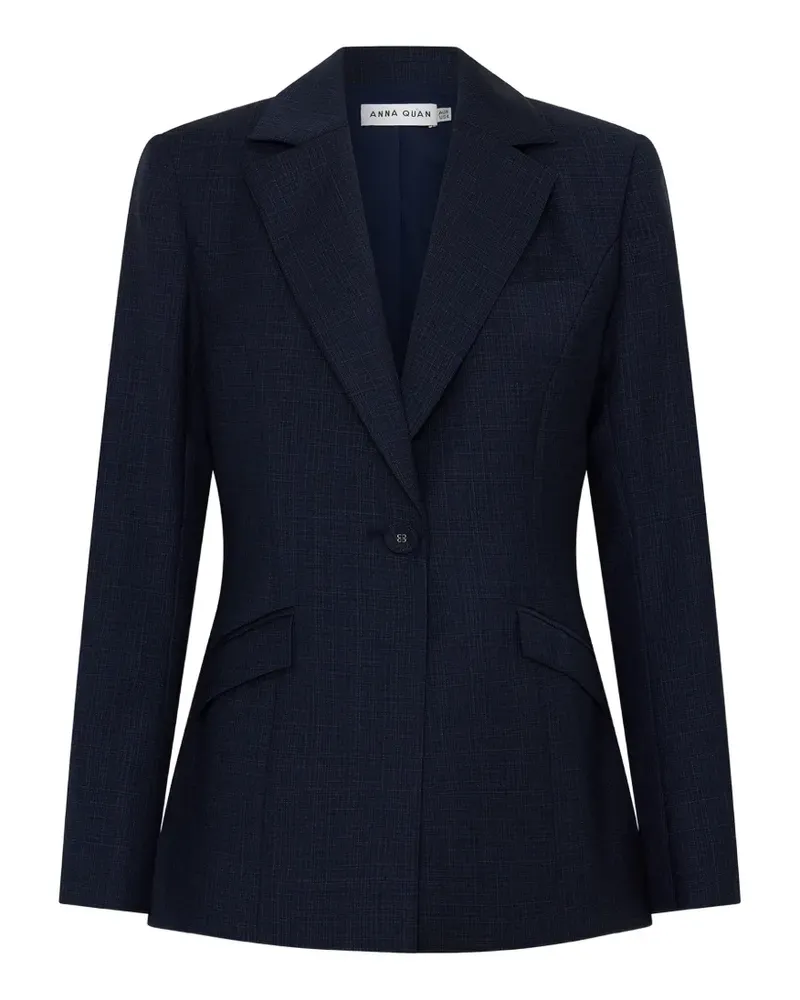 Anna Quan Bardi single-breasted blazer - Blau Blau
