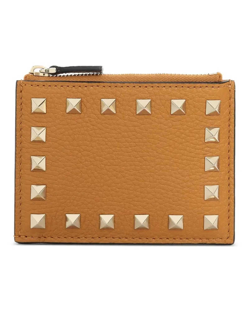 Valentino Garavani Portemonnaie mit Nieten - Orange Orange