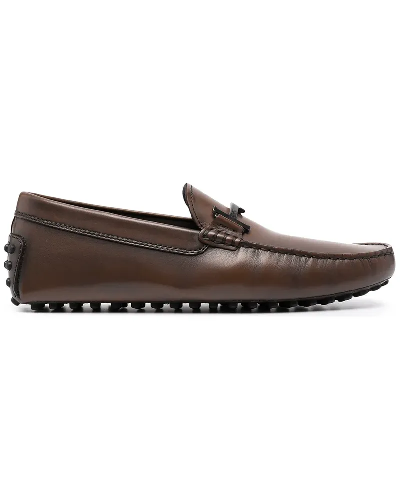 TOD'S Gommino Loafer mit Double T - Braun Braun