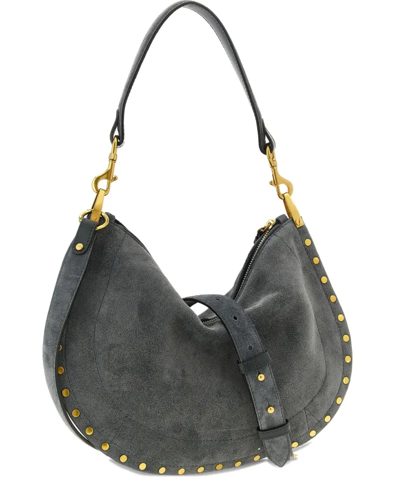 Isabel Marant Schultertasche mit Nietenapplikation - Grau Grau