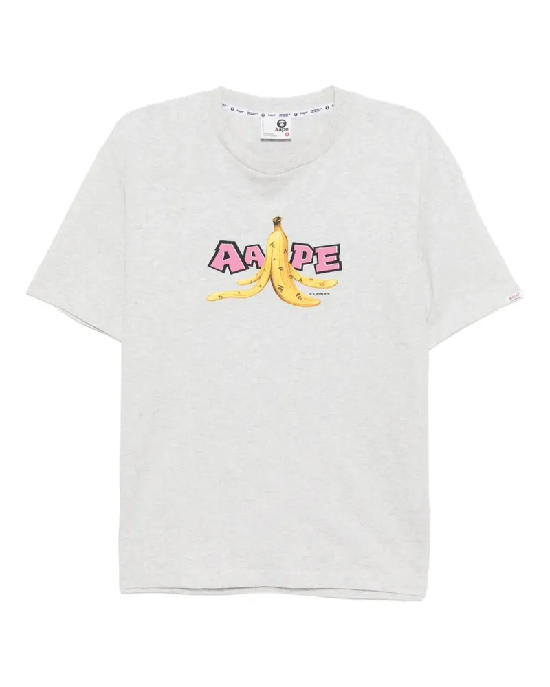 BAPE T-Shirt mit Print - Grau Grau