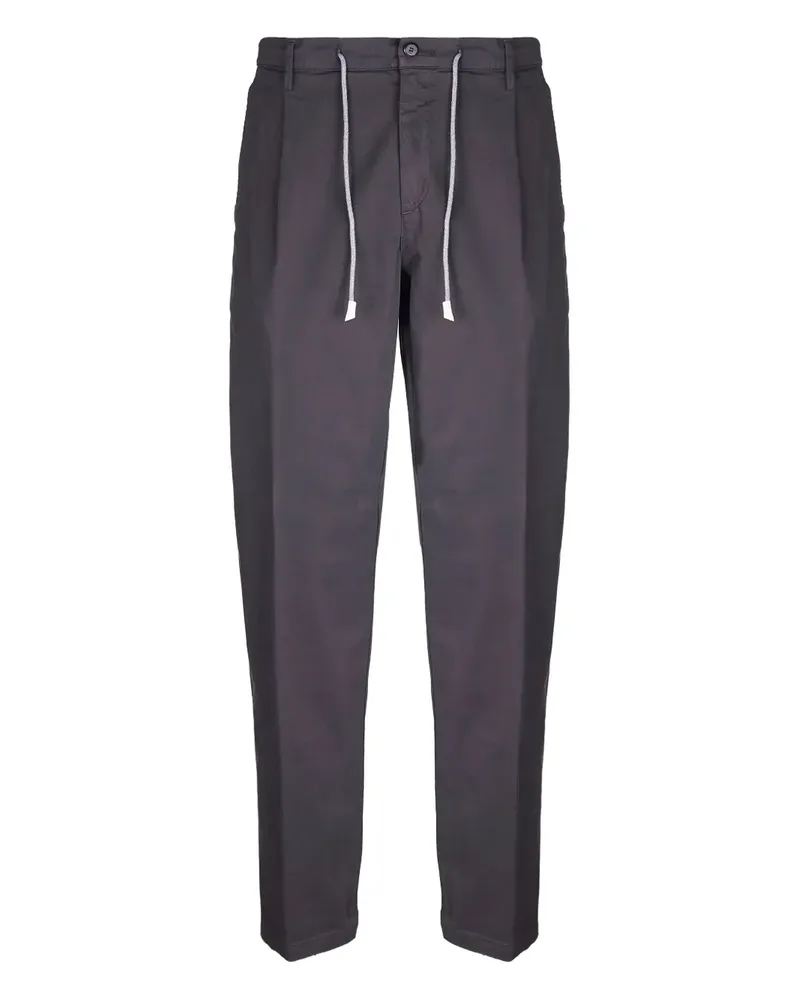 Eleventy Tapered-Hose mit Kordelzug - Schwarz Schwarz